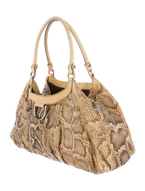 python gucci handbags|gucci limited edition python bag.